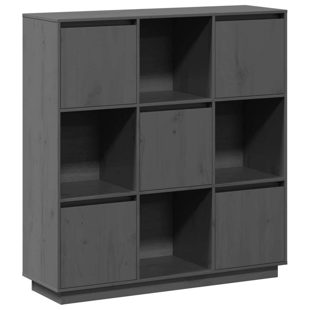 Highboard 110,5x35x117 cm Massivholz Kiefer