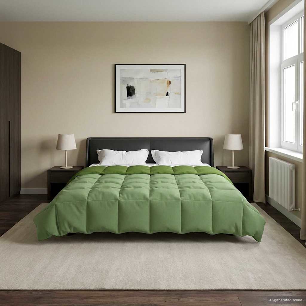 Ganzjahresbettdecke Anthrazit 135 x 200 cm Mikrofaser