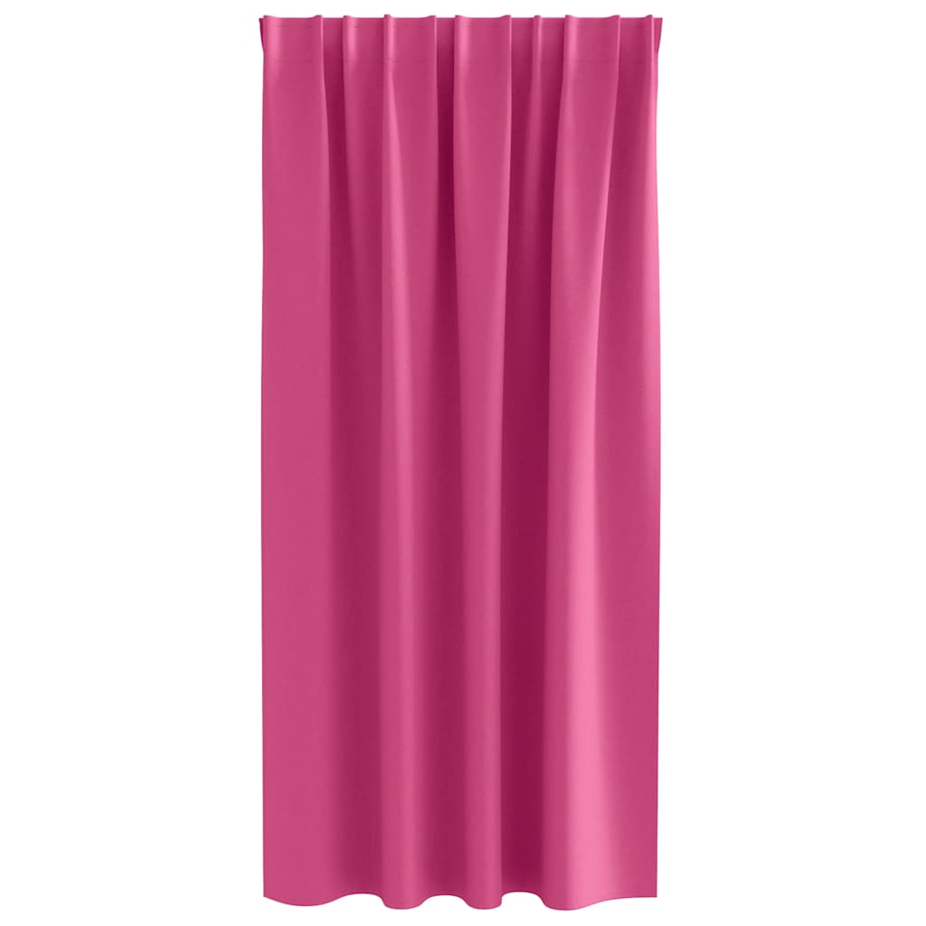 Verdunkelungs-Vorhänge mit Ringen 2 pcs Beige 140 x 140 cm