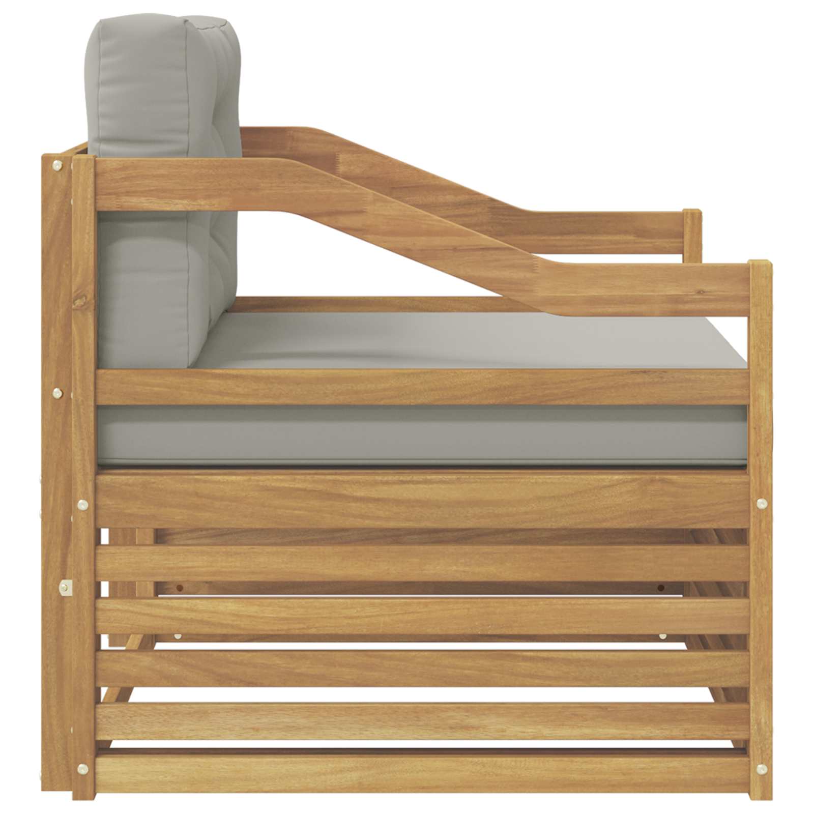 2 Stück Outdoor-Sofa Natur