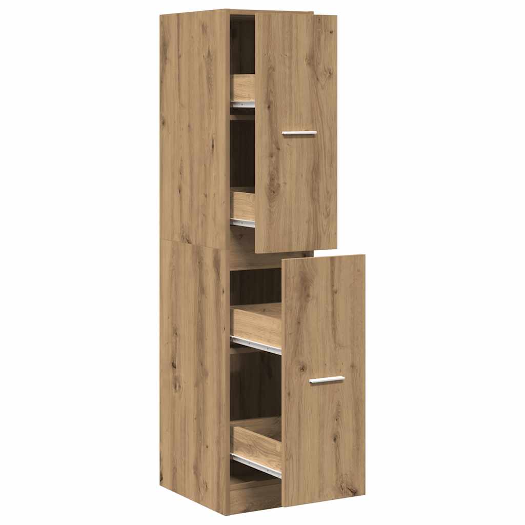 Apothekerschrank Weiß 30 x 41 x 174,5 cm Holzwerkstoff