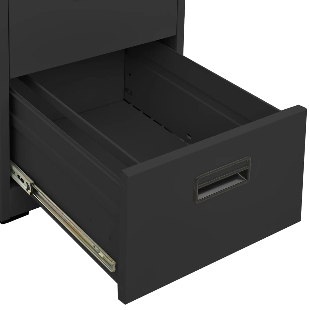 Aktenschrank Weiß 46x62x72,5 cm Stahl