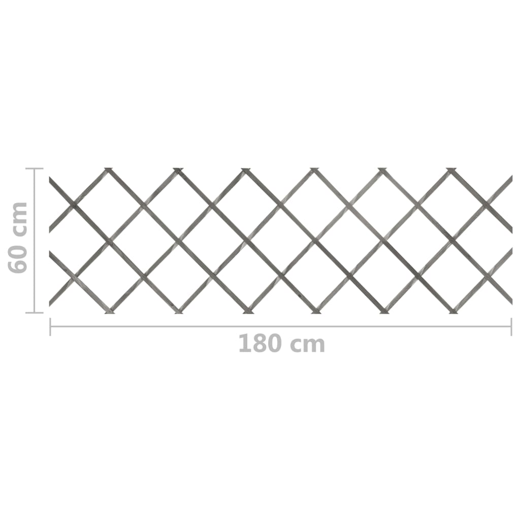 Rankzäune 5 Stk. Massivholz Tanne 180x80 cm