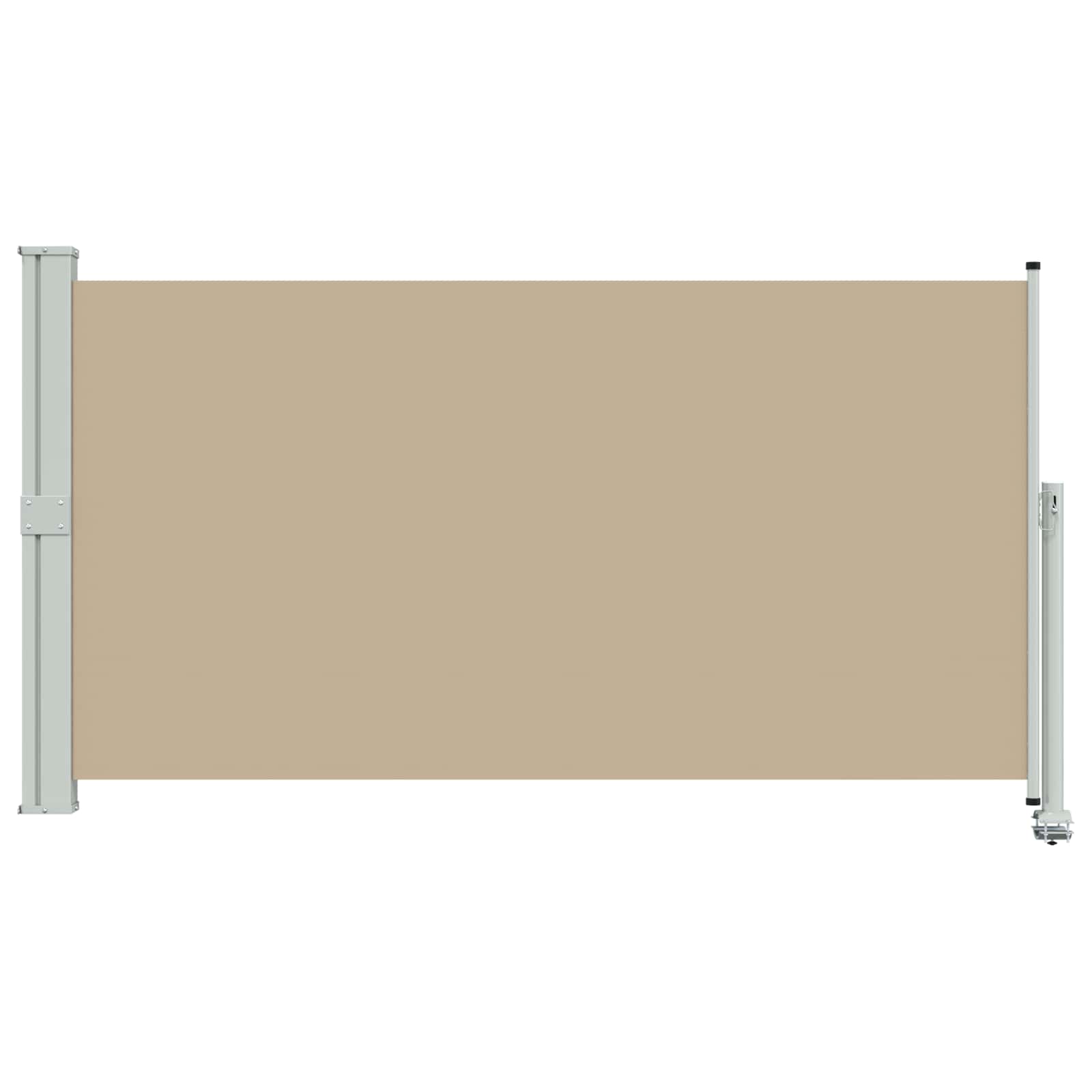 Seitenmarkise 60 x 300 cm 100% Polyester Eisen Stahl