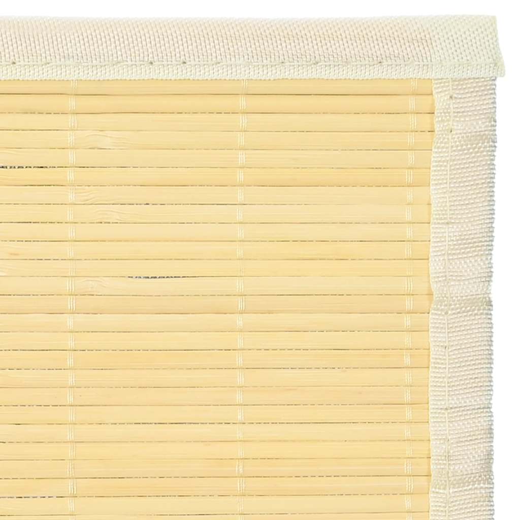 Teppich Bambus 100 x 160 cm Natur