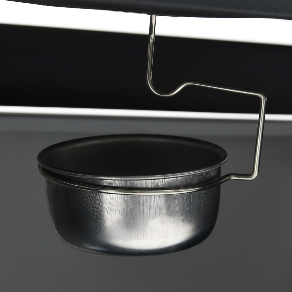 Gasgrill 4+1 Flammen Schwarz Stahl