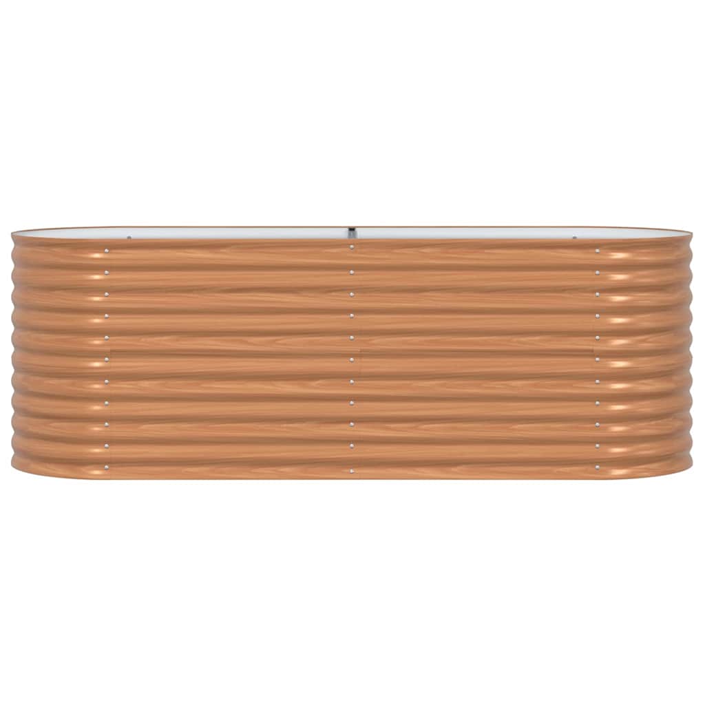 Hochbeet Grün 400 x 80 x 81 cm Stahl