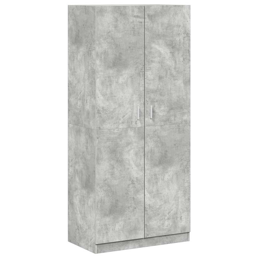 Kleiderschrank Weiß 90x52x200 cm Holzwerkstoff