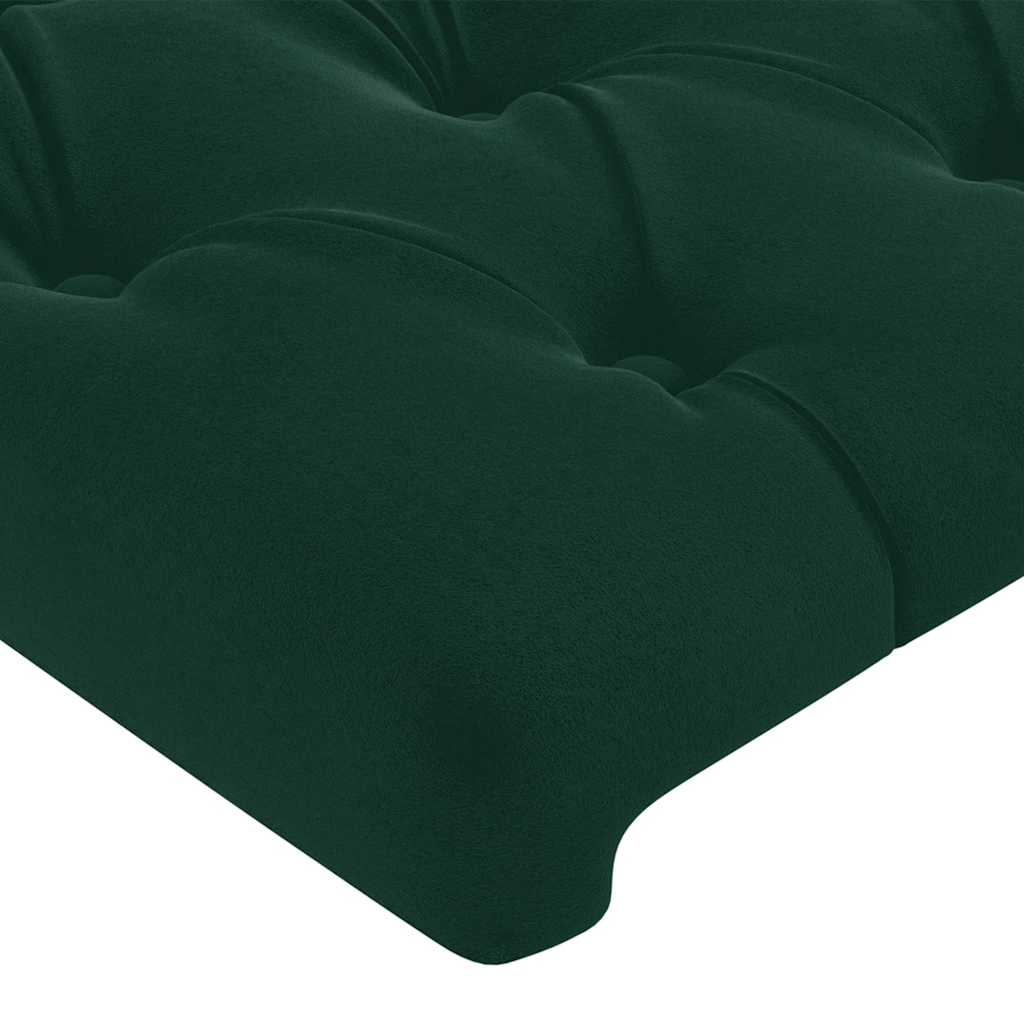 Kopfteil Hellgrau 80x7x118/128 cm Samt