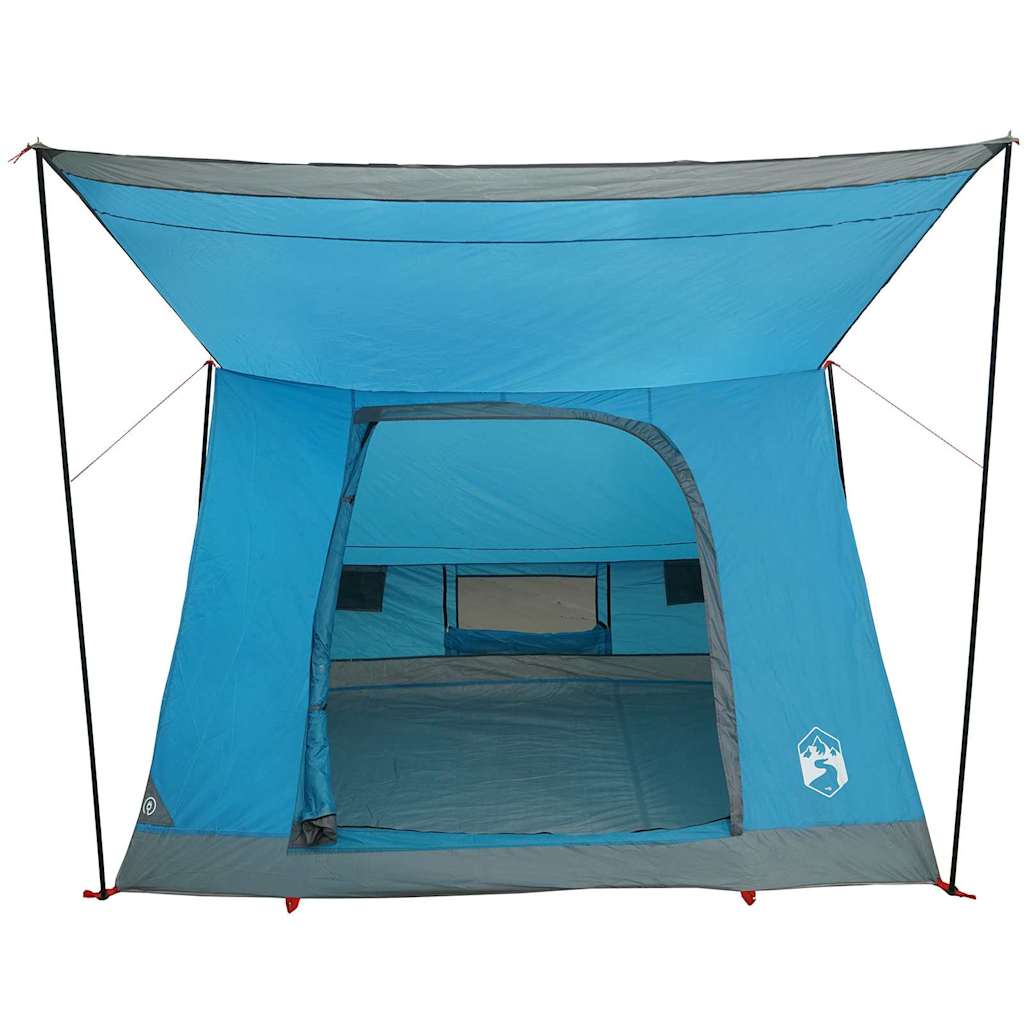 Campingzelt mit Dach mit Speicher Grün 282 x 225 x 154 cm Taft