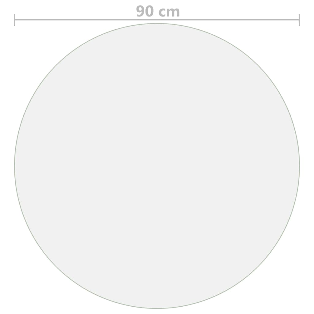 Tischfolie Transparent Ø 60 cm 1,6 mm PVC