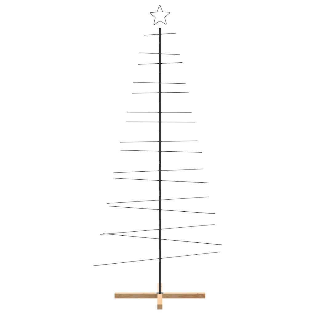 Metall Weihnachtsbaum Schwarz 59,5 cm Pulverbeschichteter Stahl