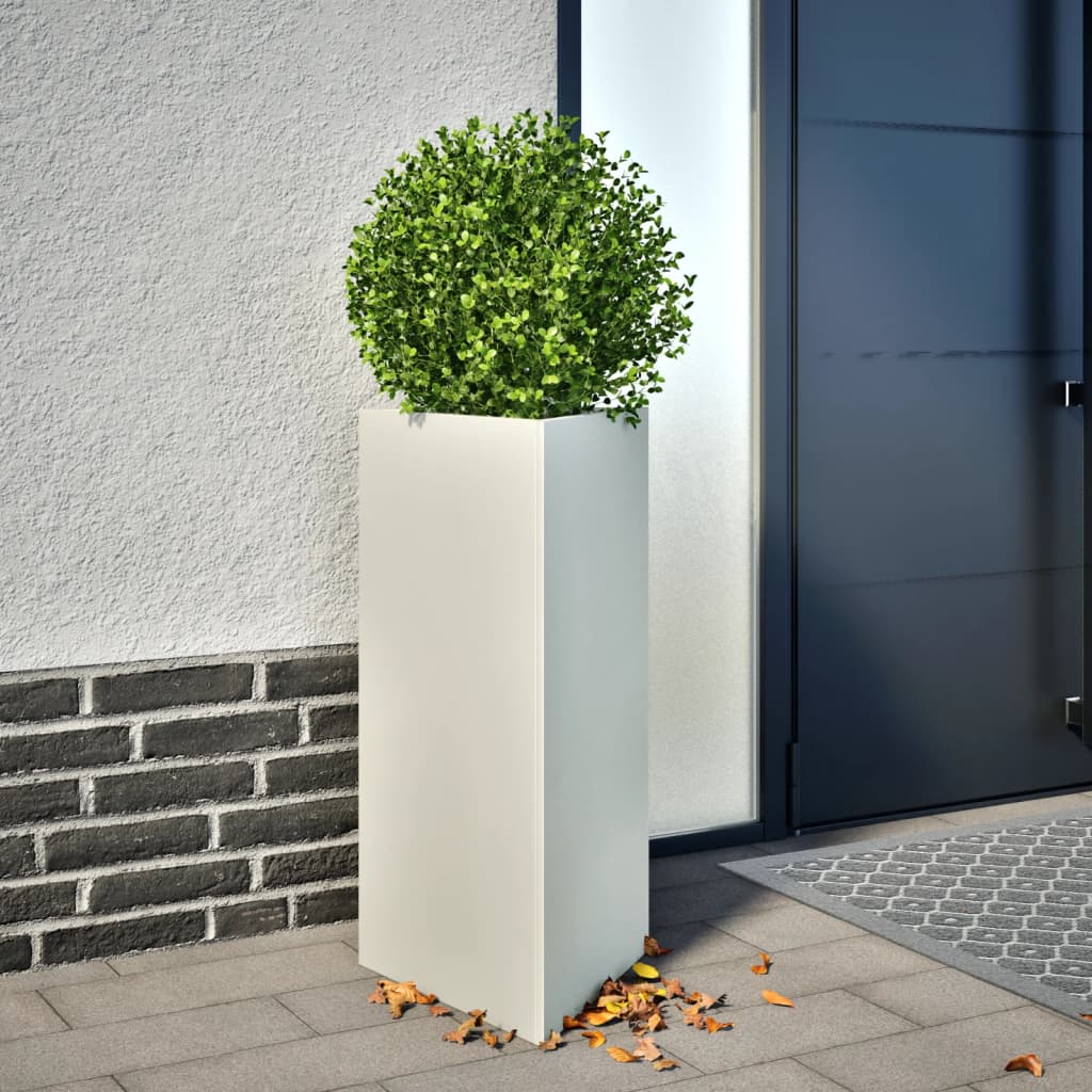 Pflanzkübel 30x26x75 cm Cortenstahl