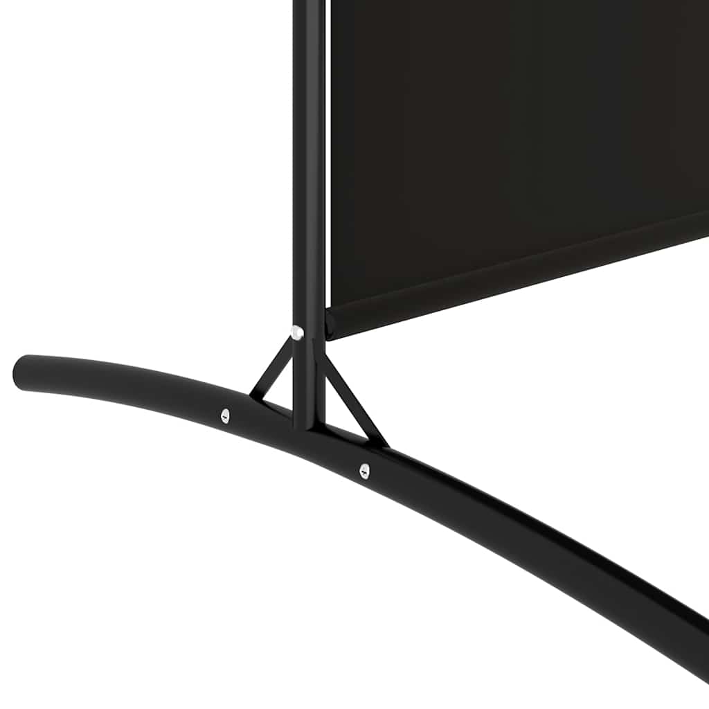 3-tlg. Raumteiler Weiß 260x180 cm Stoff
