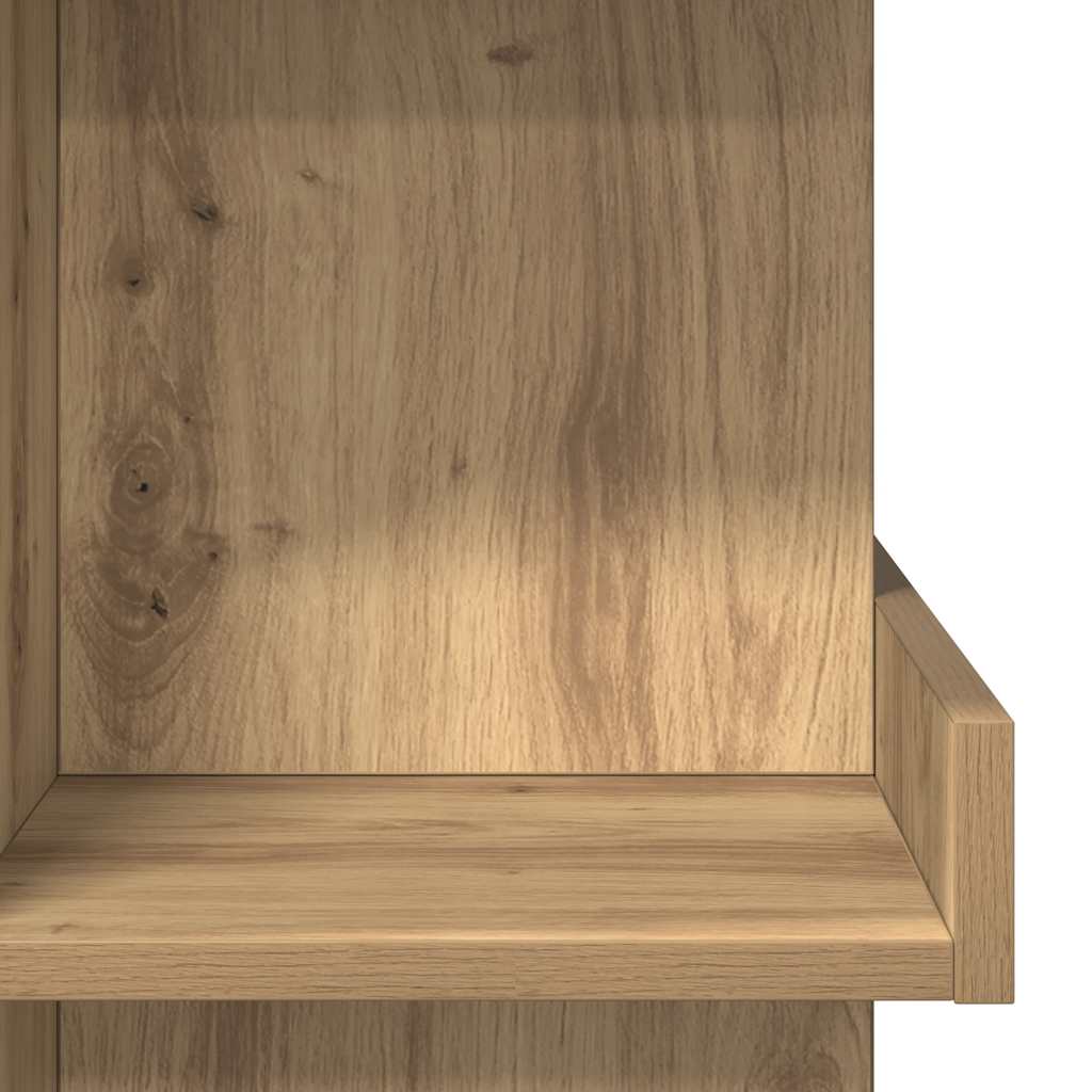 Bartisch mit Regal Weiß 100x50x101,5 cm Holzwerkstoff