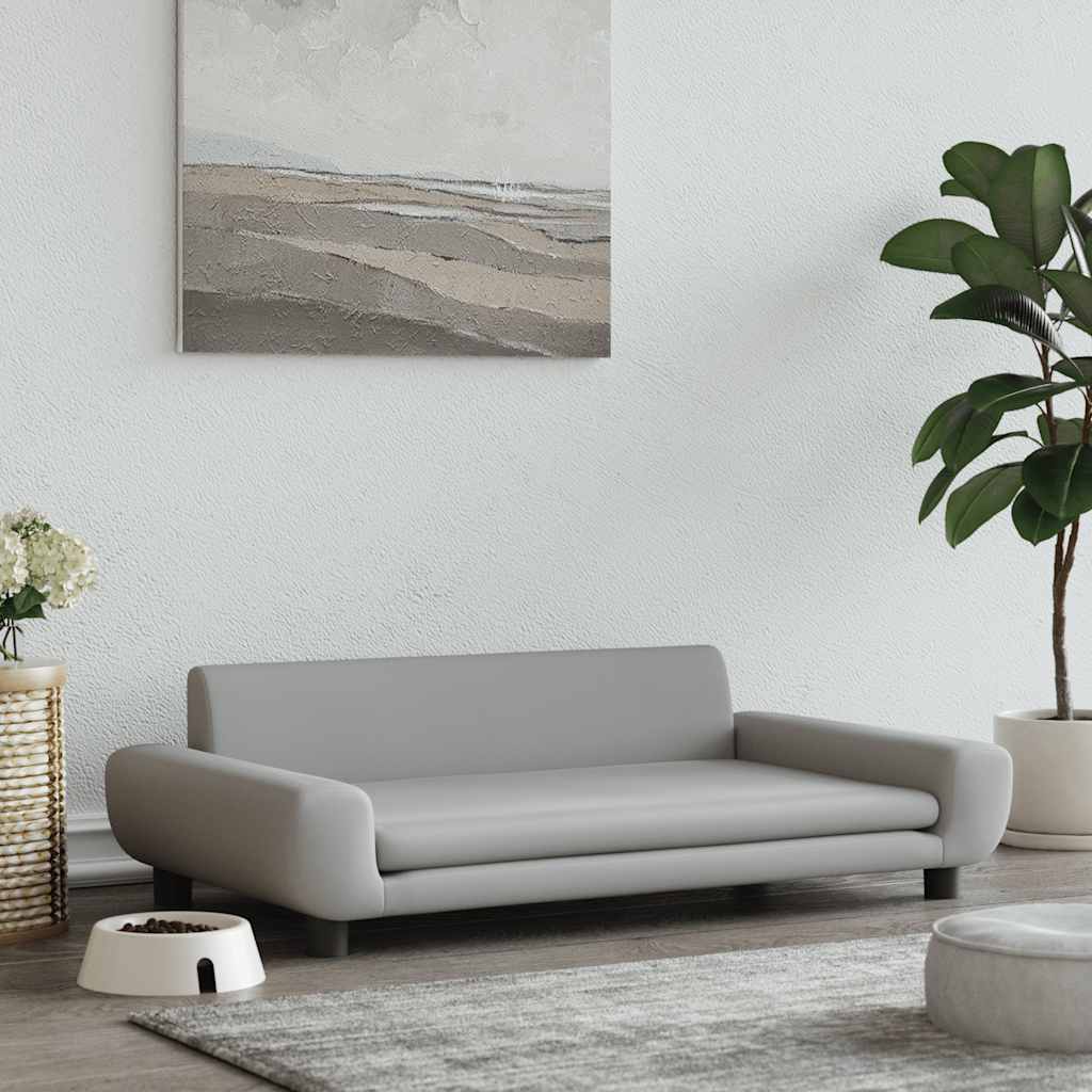 Hundebett Blau 100x54x33 cm Samt