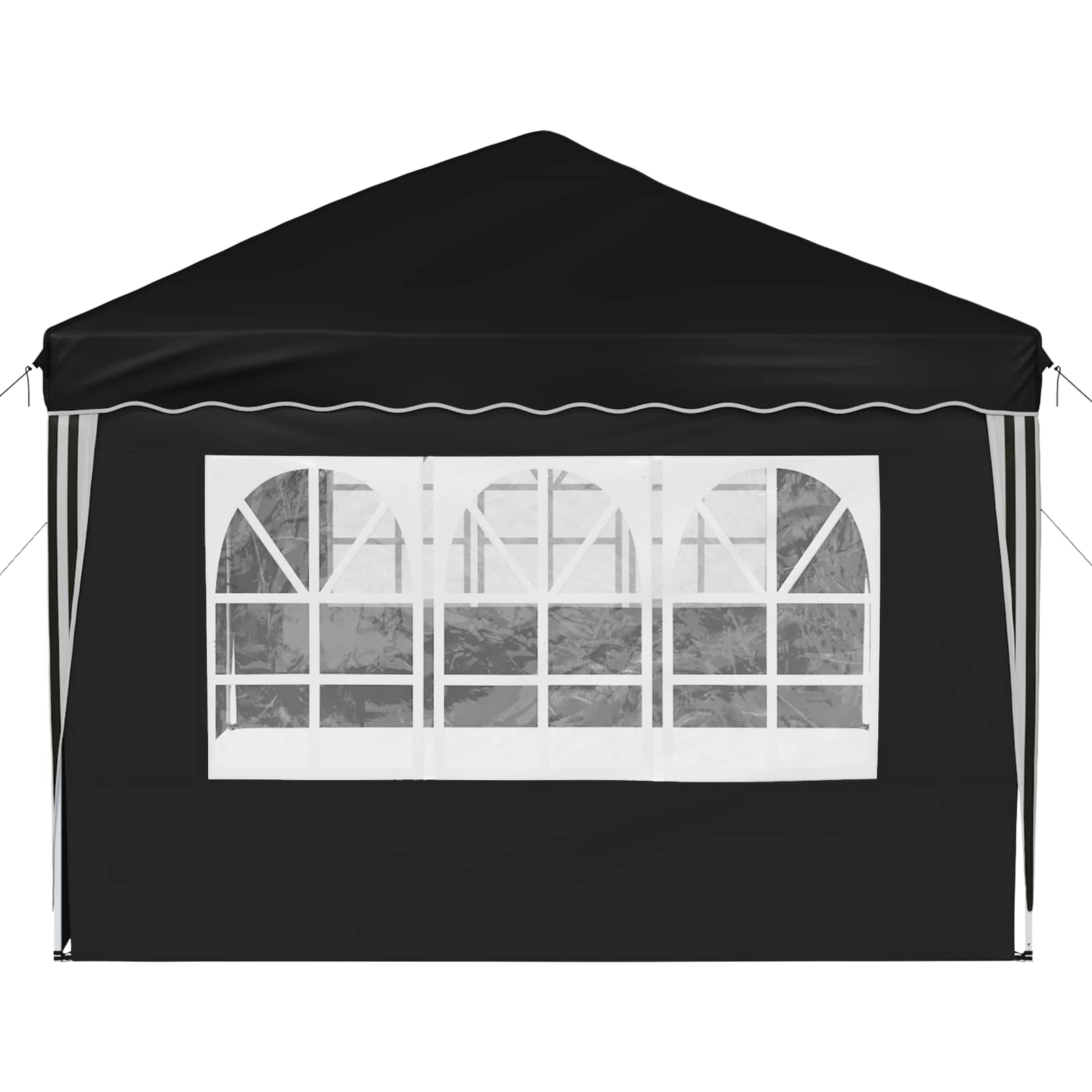 Pop-up Partyzelt 575 x 290 x 245 cm Creme