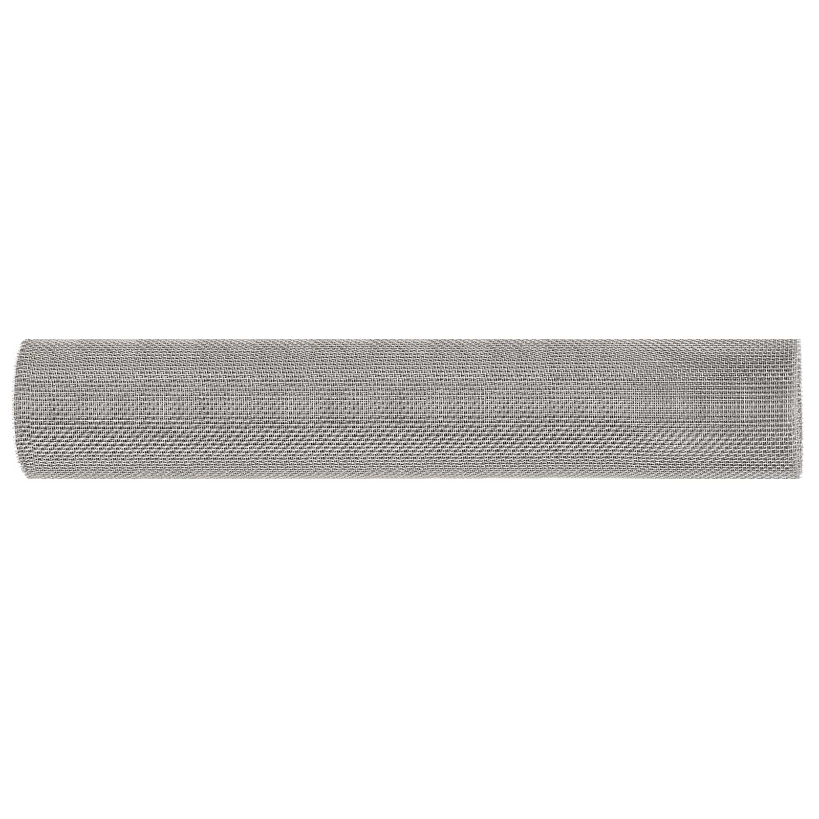 Mesh Bildschirm 20 x 500 cm 20 Mesh Edelstahl 201 Silber