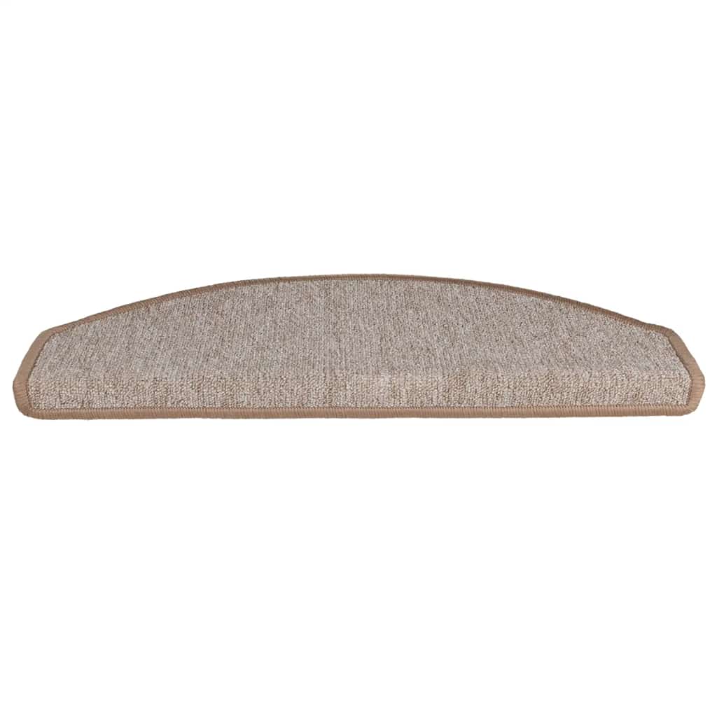 Stufenmatten 15 Stk. 56x17x3 cm Anthrazit Halbrund