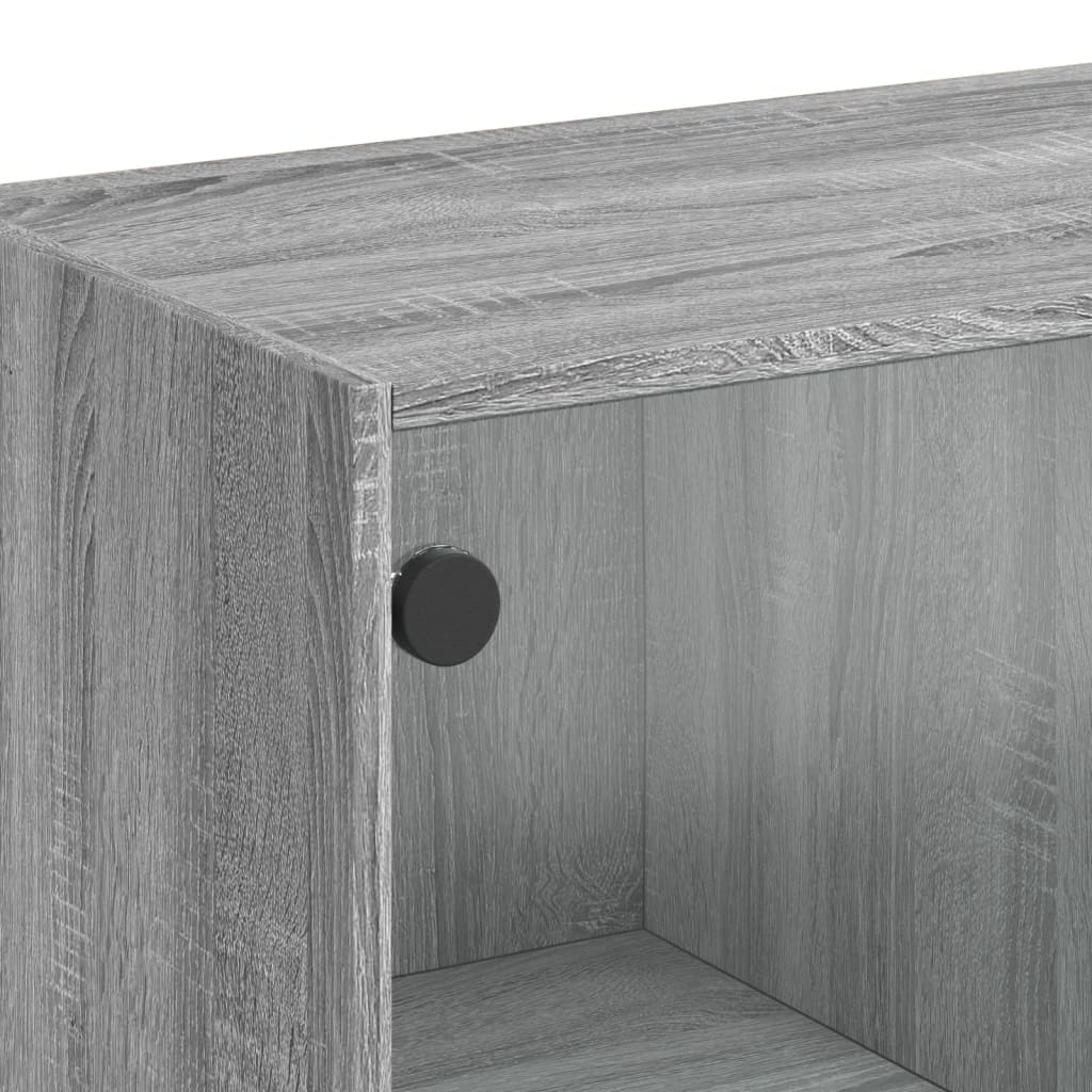 Bücherschrank mit Türen Weiß 136x37x142 cm Holzwerkstoff