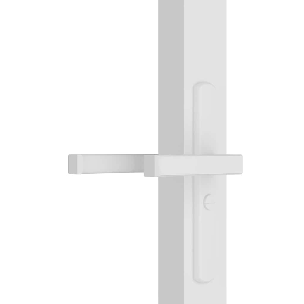 Innentür ESG Glas und Aluminium 76x201,5 cm Schwarz