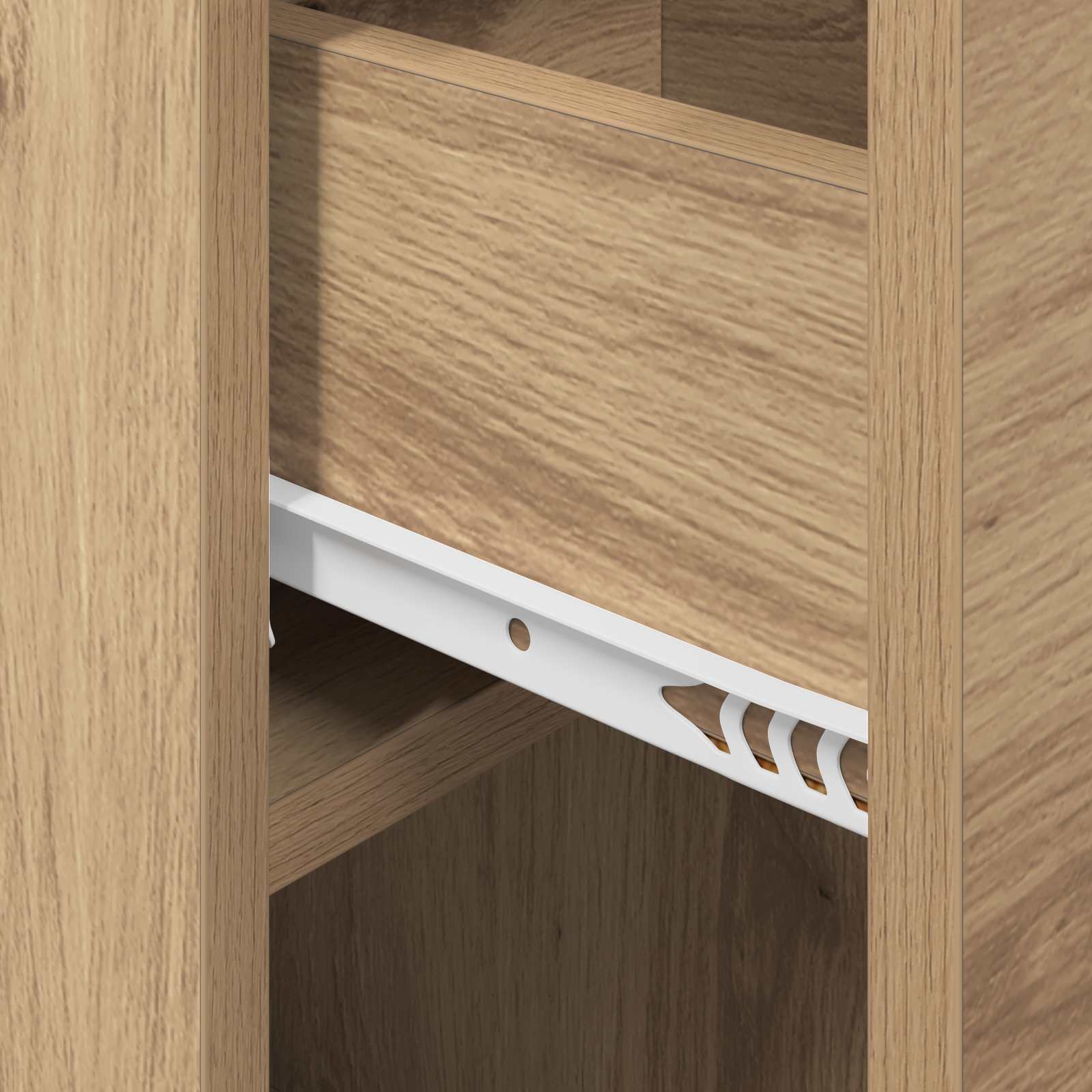 Bettschrank Weiß 29 x 31,5 x 49 cm Holzwerkstoff