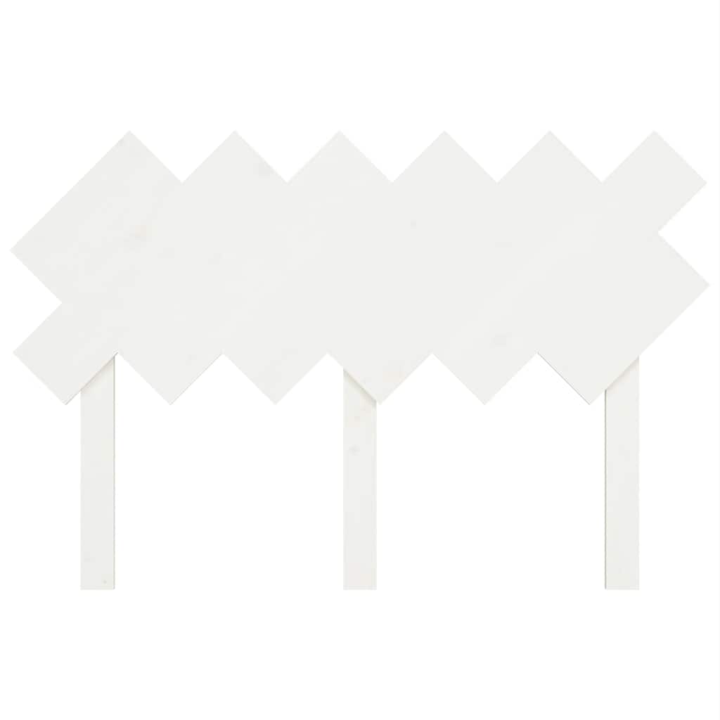 Kopfteil Grau 72,5x3x81 cm Massivholz Kiefer