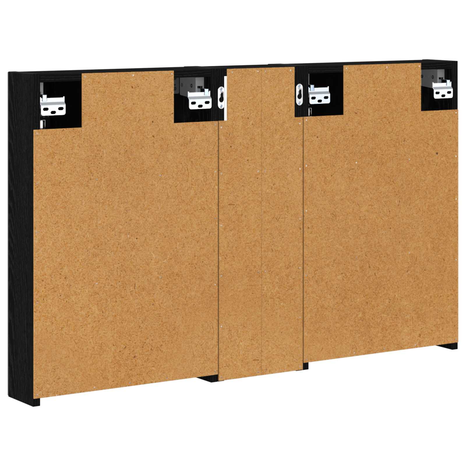 Badezimmerschrank-Set 3 pcs 80 x 10,5 x 50 cm Holzwerkstoff