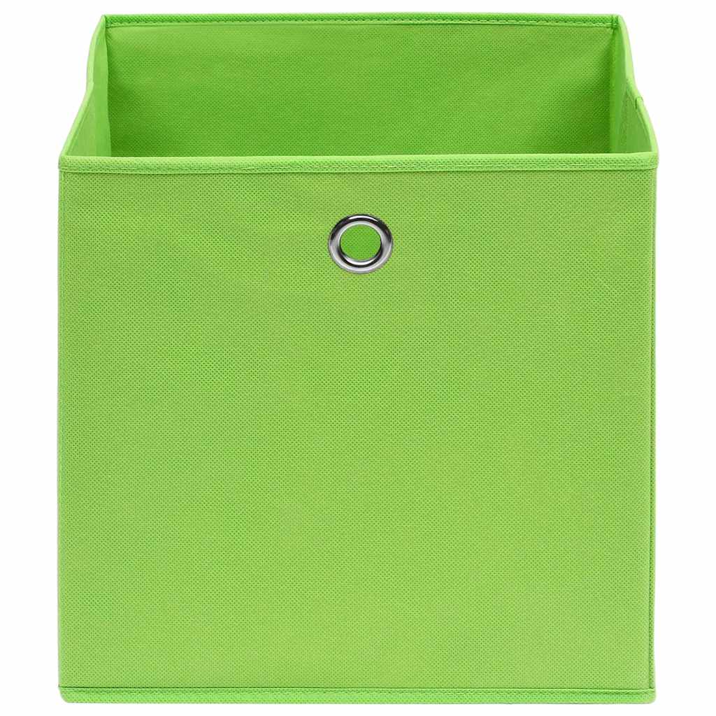 Aufbewahrungsboxen mit Deckeln 10 Stk. 28x28x28 cm Schwarz