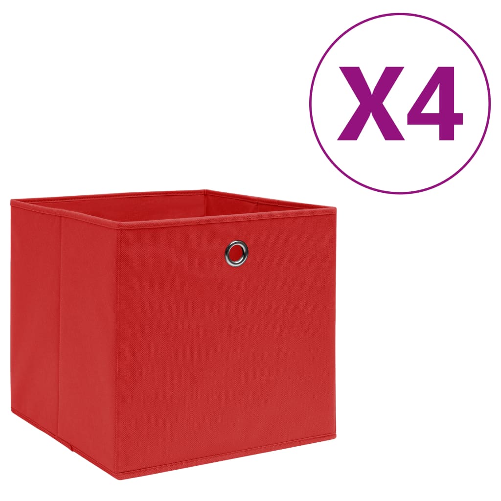 Aufbewahrungsboxen mit Deckeln 10 Stk. 28x28x28 cm Schwarz