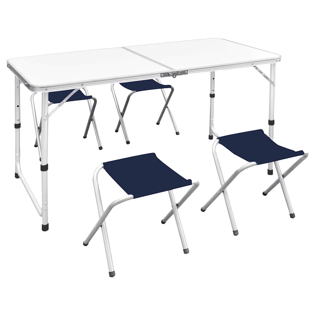 Campingtisch Klappbar Höhenverstellbar Aluminium 120x60 cm