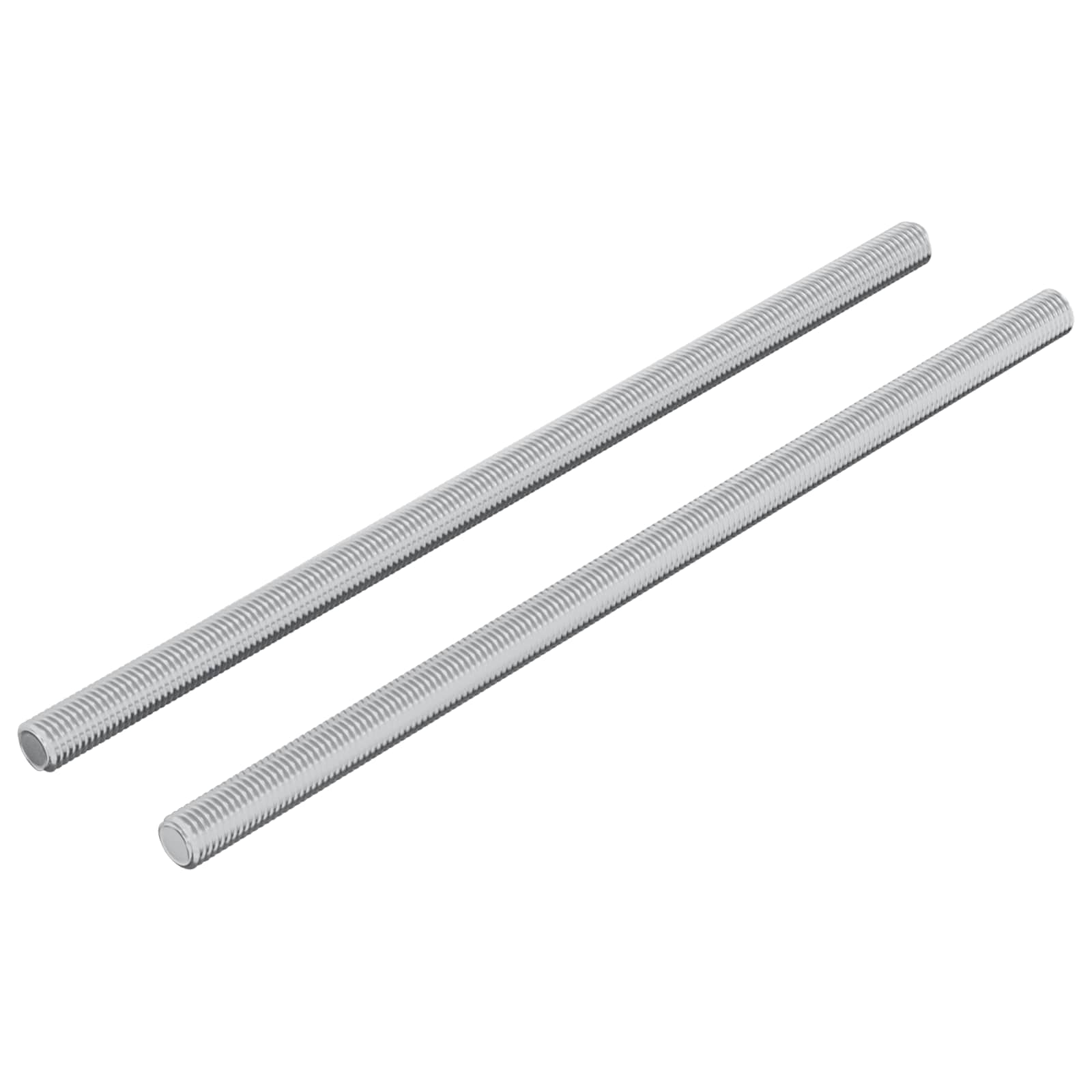 Gewindestange 2 pcs Silber 6 x 120 mm Stahl