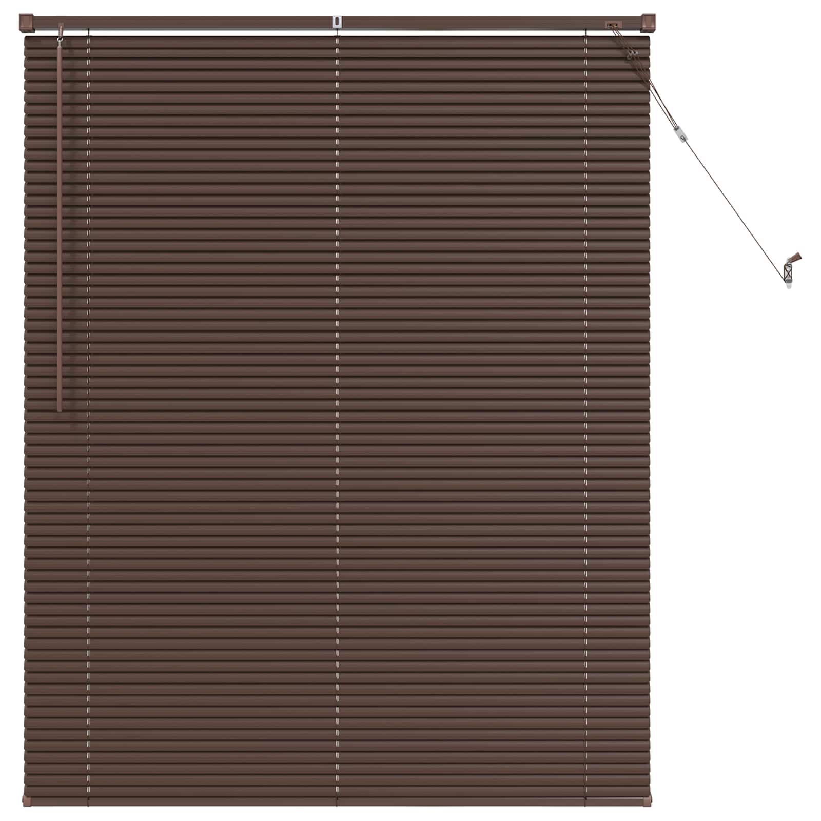 Jalousie Silber Grau 150 x 40 cm 25 mm PVC