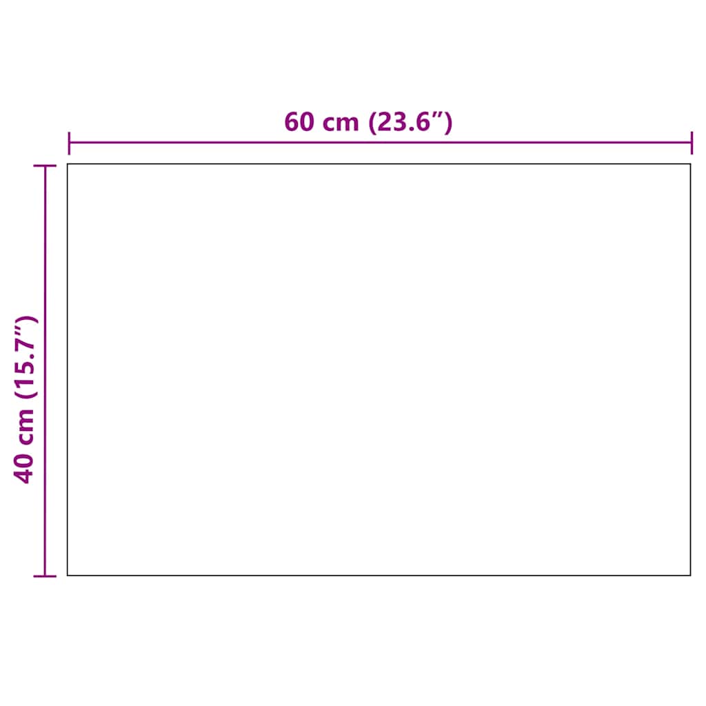 Wandspiegel 40 x 40 cm Quadratisch Glas