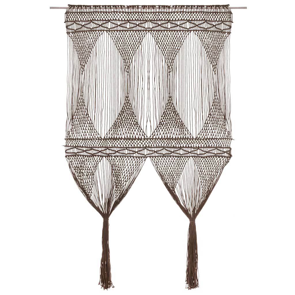 Makramee Vorhang 140x240 cm Baumwolle