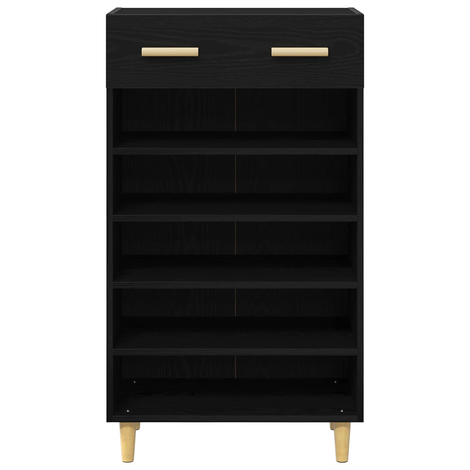 Schuhschrank mit Regal Altholz 60 x 35 x 105 cm Holzwerkstoff