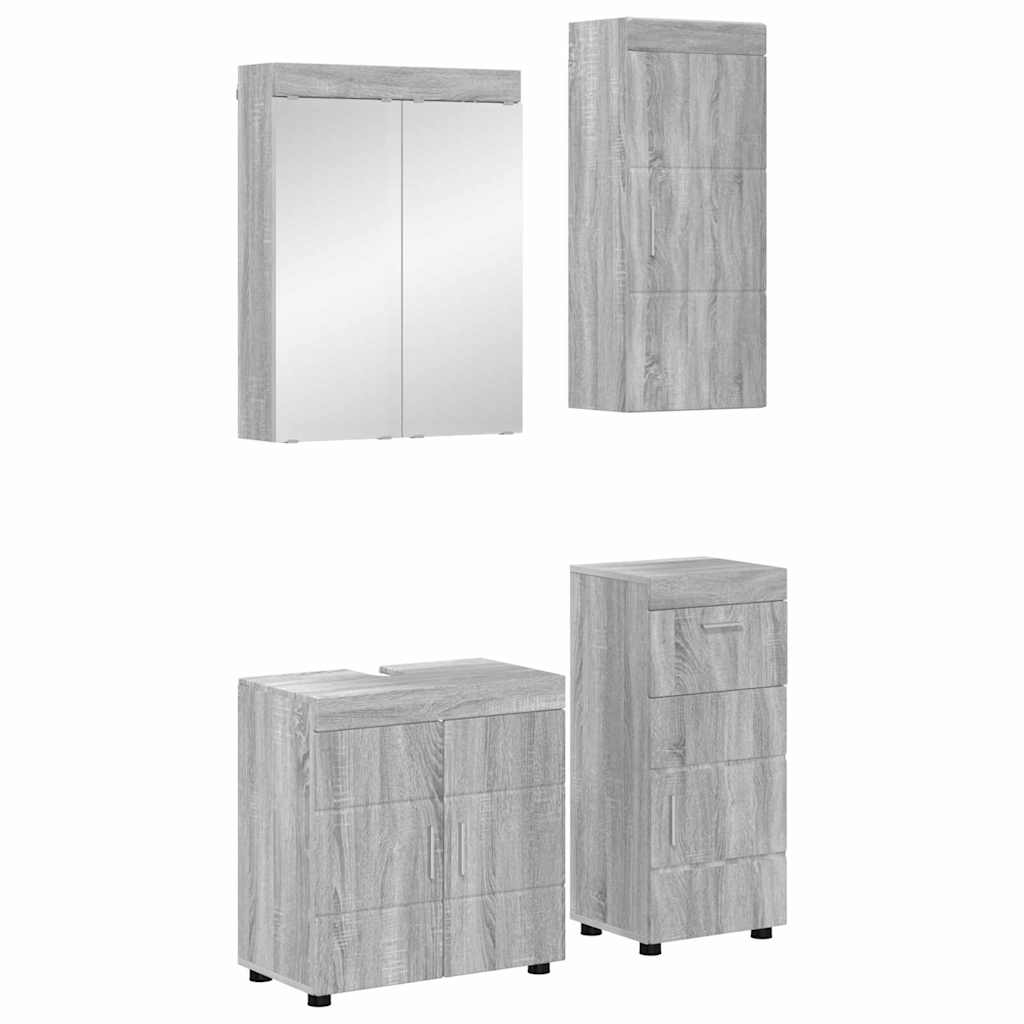 Badezimmermöbel-Set TULUM 2 pcs Weiß 60 x 34 x 63 cm
