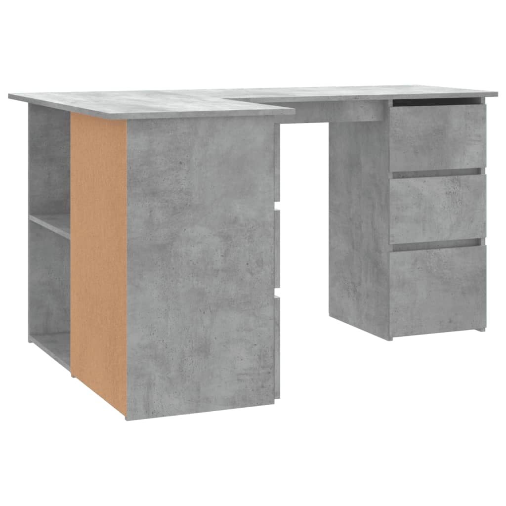 Eckschreibtisch Weiß 145x100x76 cm Holzwerkstoff