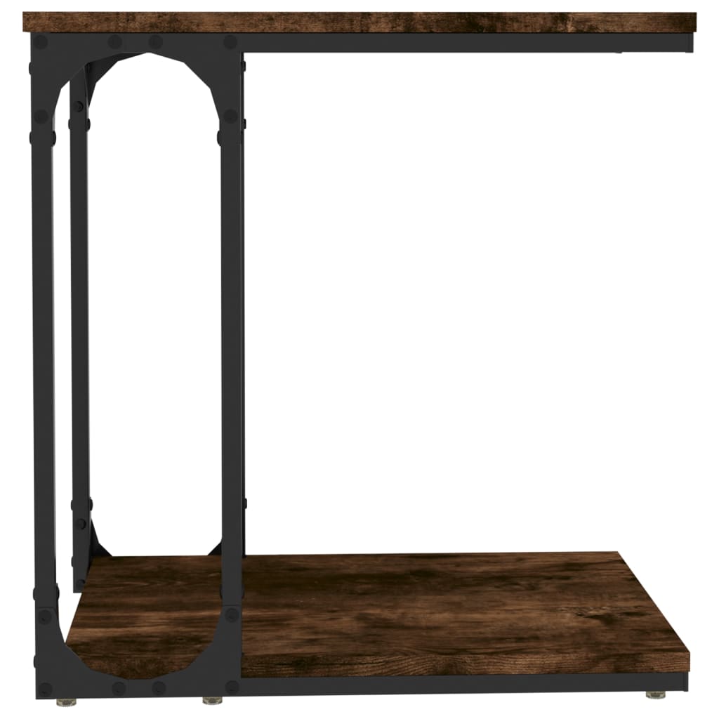 Beistelltisch Schwarz 50x35x52 cm Holzwerkstoff