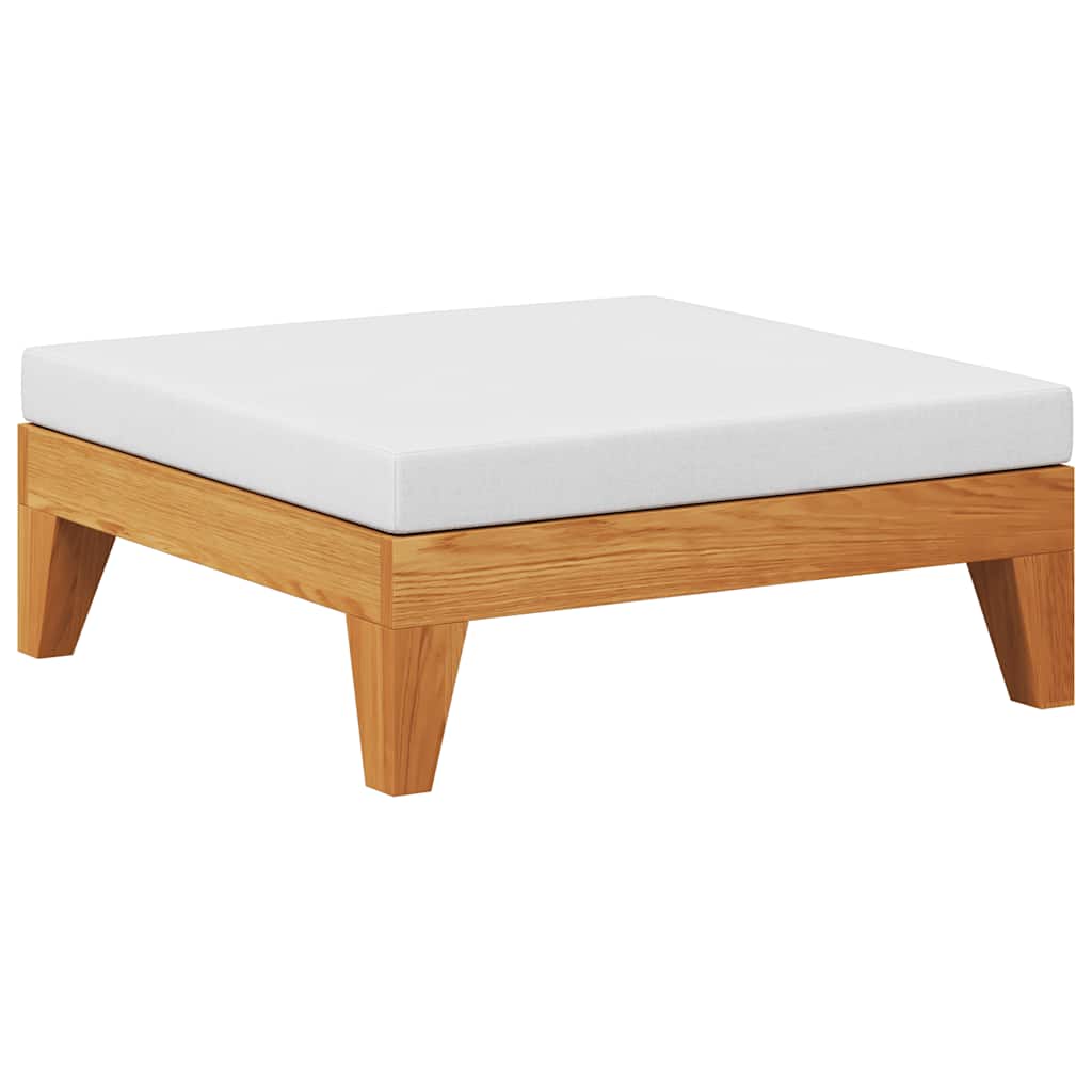 2-tlg. Garten-Lounge-Set mit Auflagen Massivholz Akazie