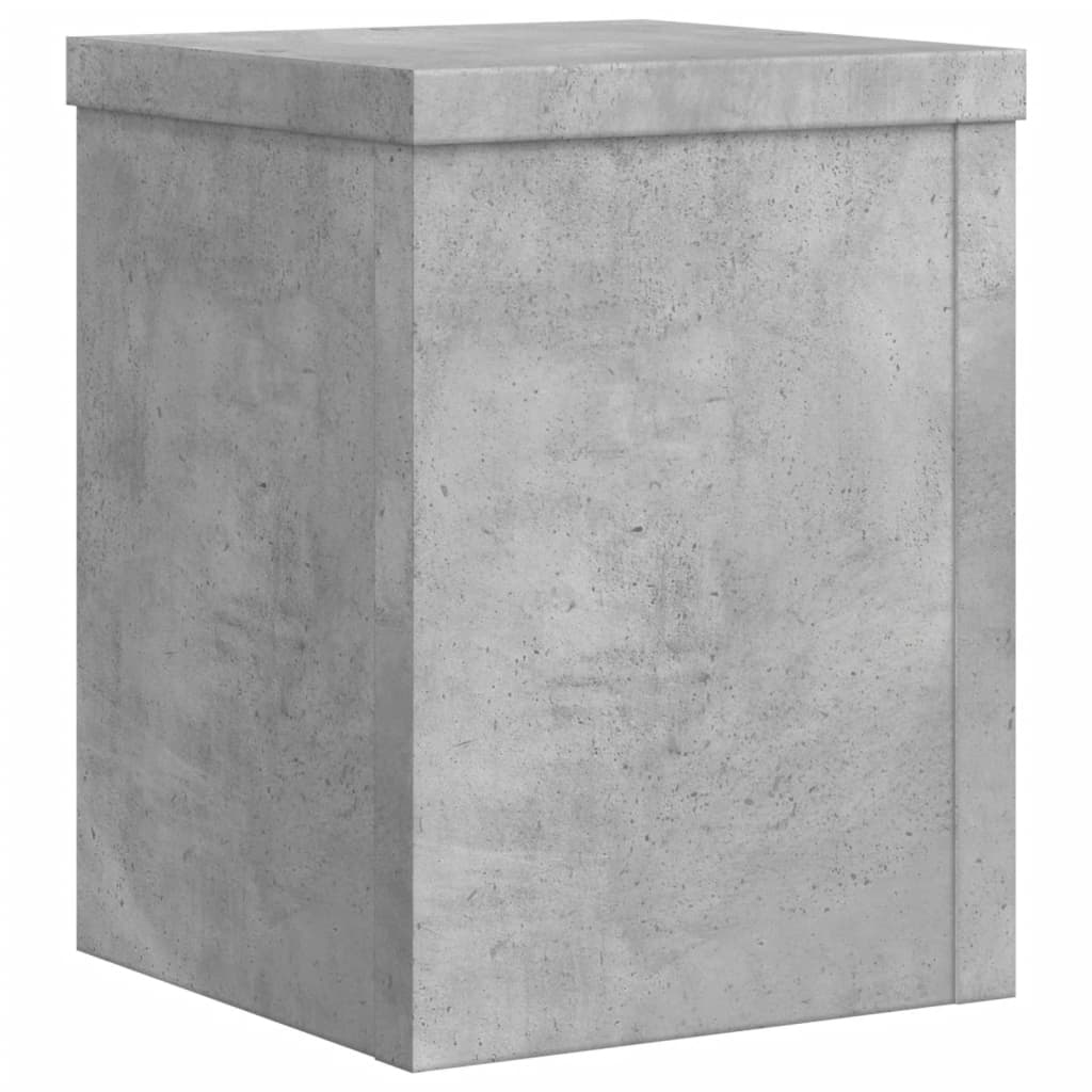 Pflanzenständer 2 Stk. Weiß 33x33x100 cm Holzwerkstoff