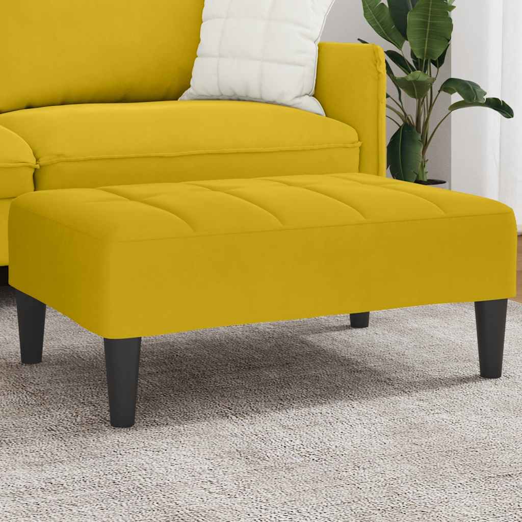 Fußhocker Blau 77x55x31 cm Samt