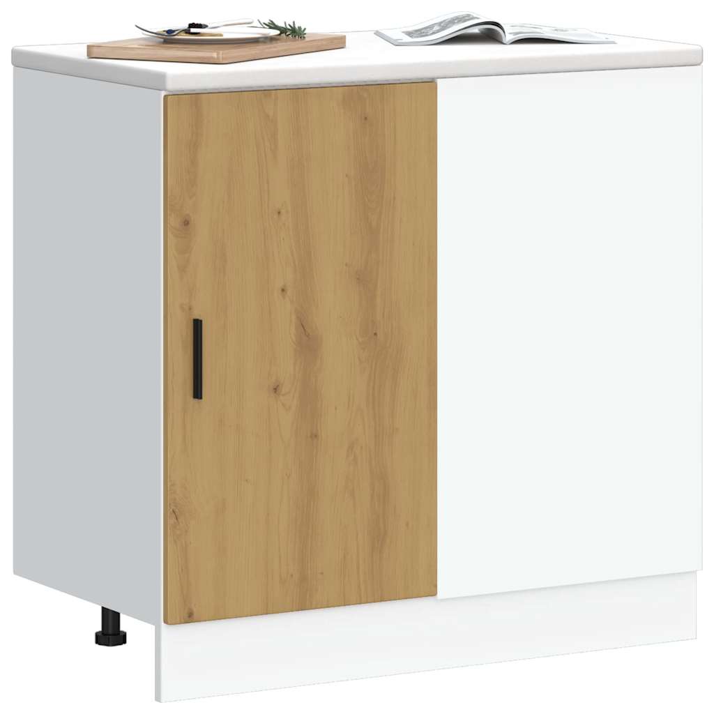 Unterschrank Lyon Weiß 60x46x81,5 cm Holzwerkstoff