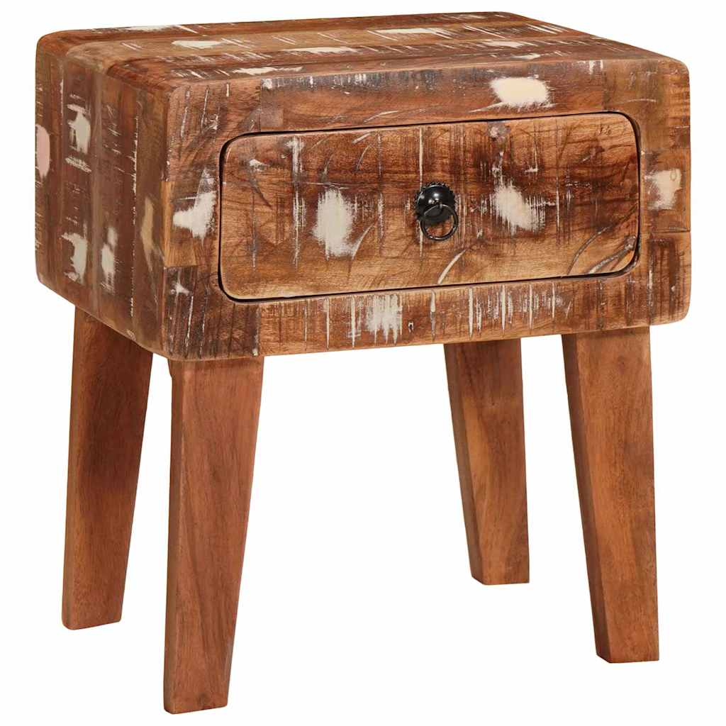 Beistelltisch Braun 40 x 32 x 46 cm Massivholz Mango