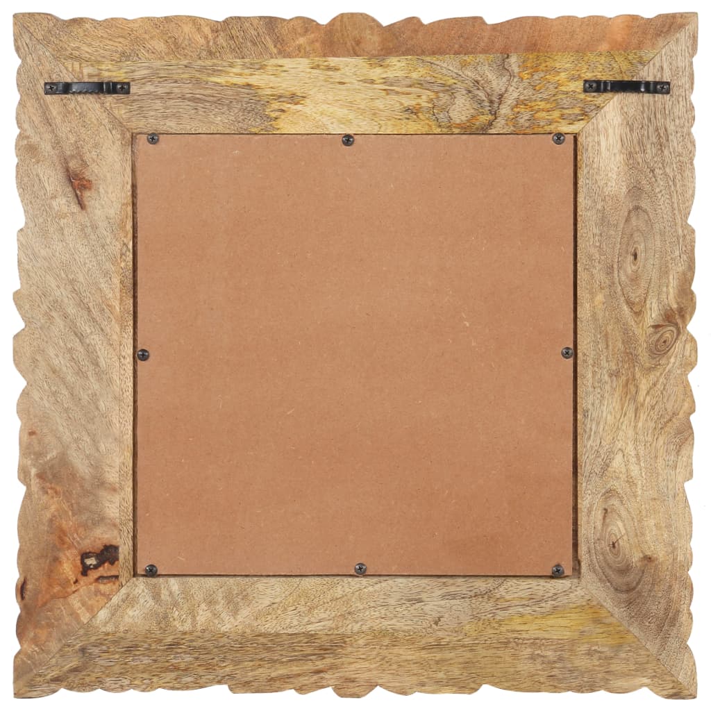 Spiegel Weiß 80x50 cm Mango Massivholz