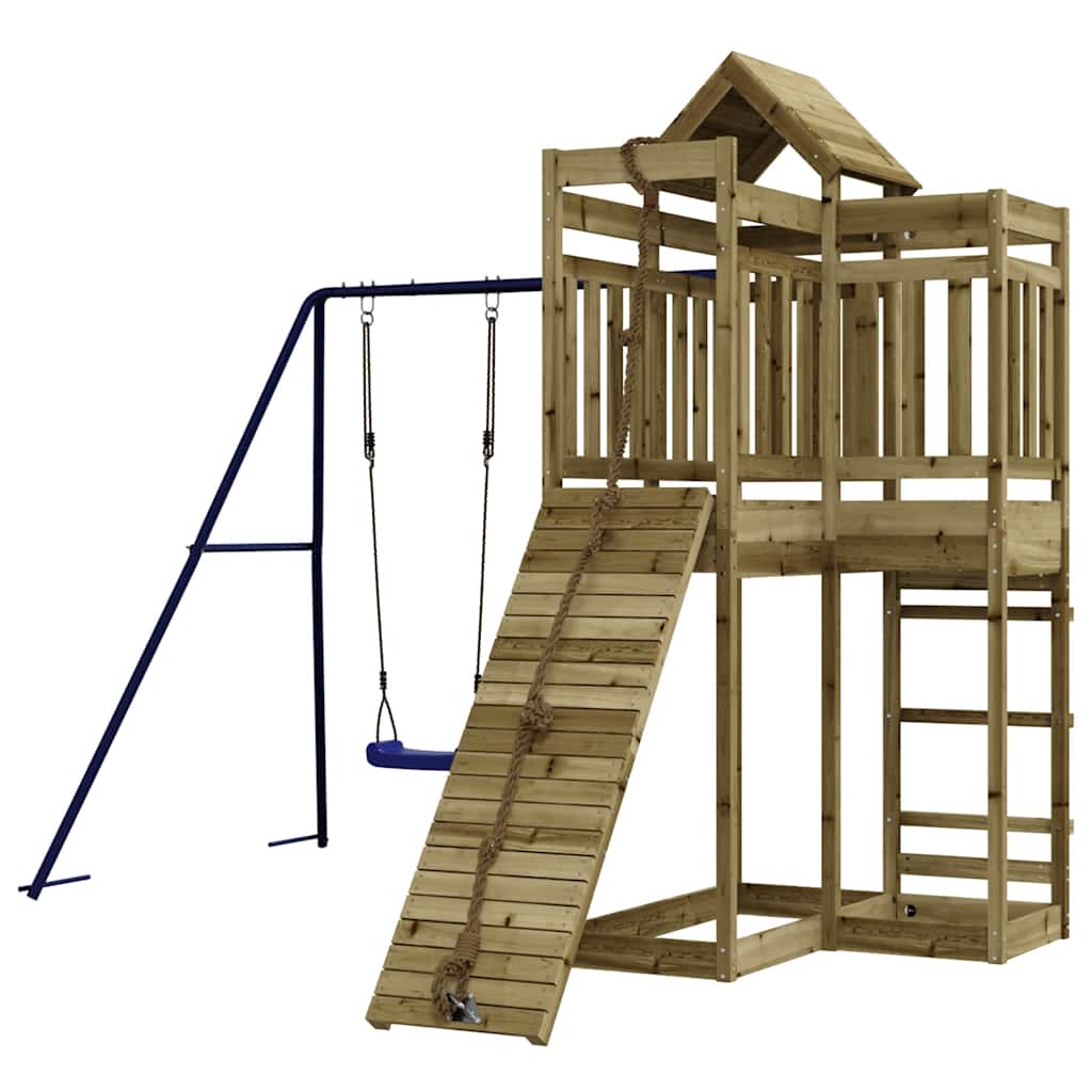 Spielturm Massivholz Kiefer