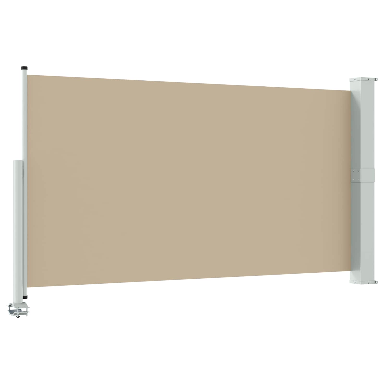 Seitenmarkise 60 x 300 cm 100% Polyester Eisen Stahl