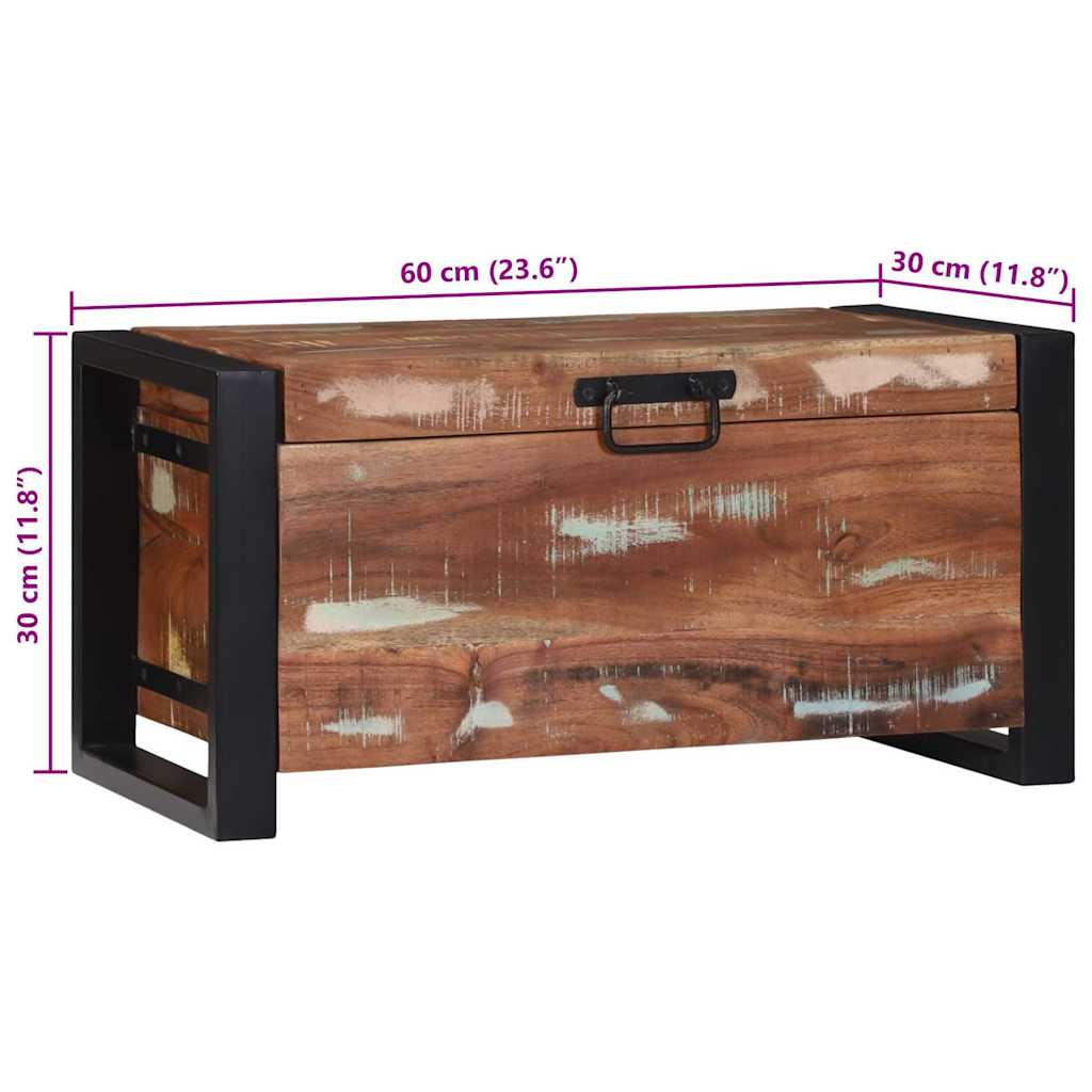 Aufbewahrungs-Truhen Braun 40 x 30 x 30 cm Massivholz Mango