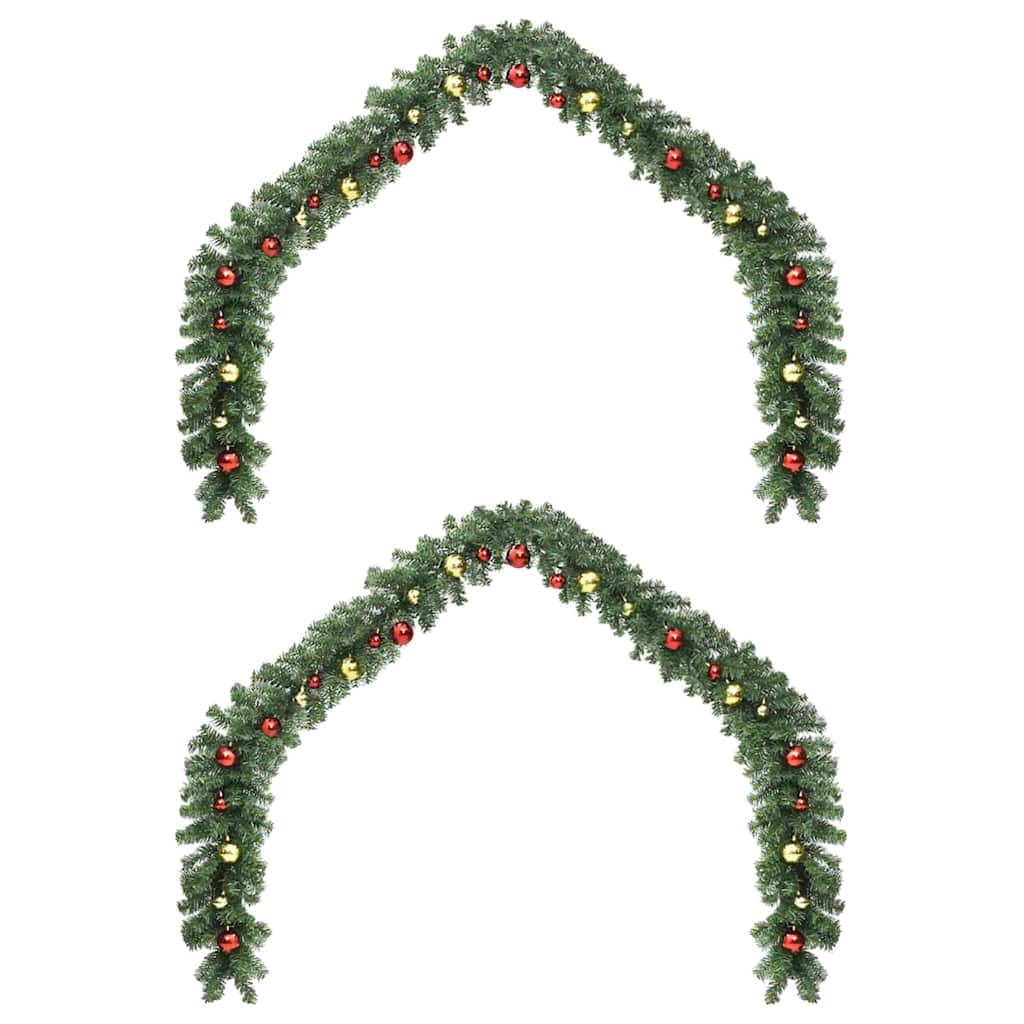 Weihnachtsgirlande mit LED-Leuchten 5 m