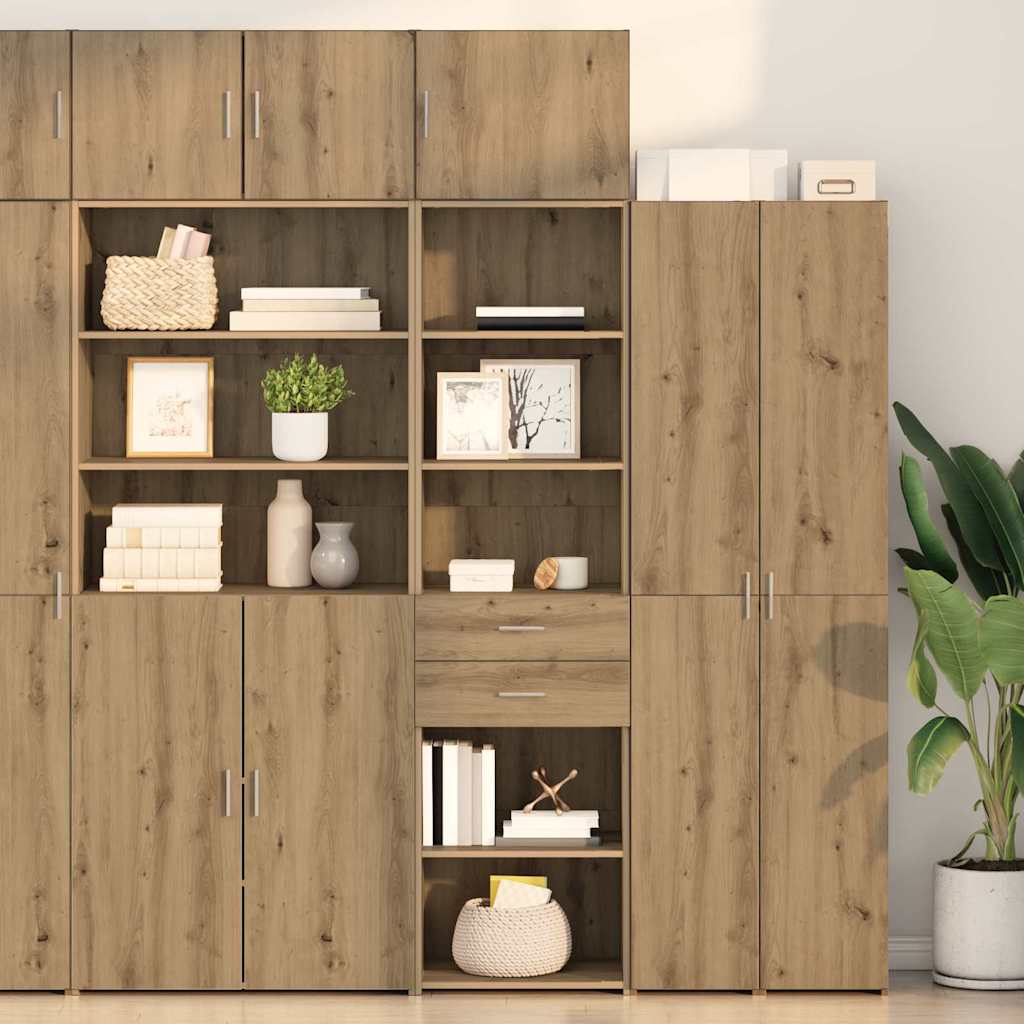 Highboard Altholz 50 x 42,5 x 185 cm Holzwerkstoff